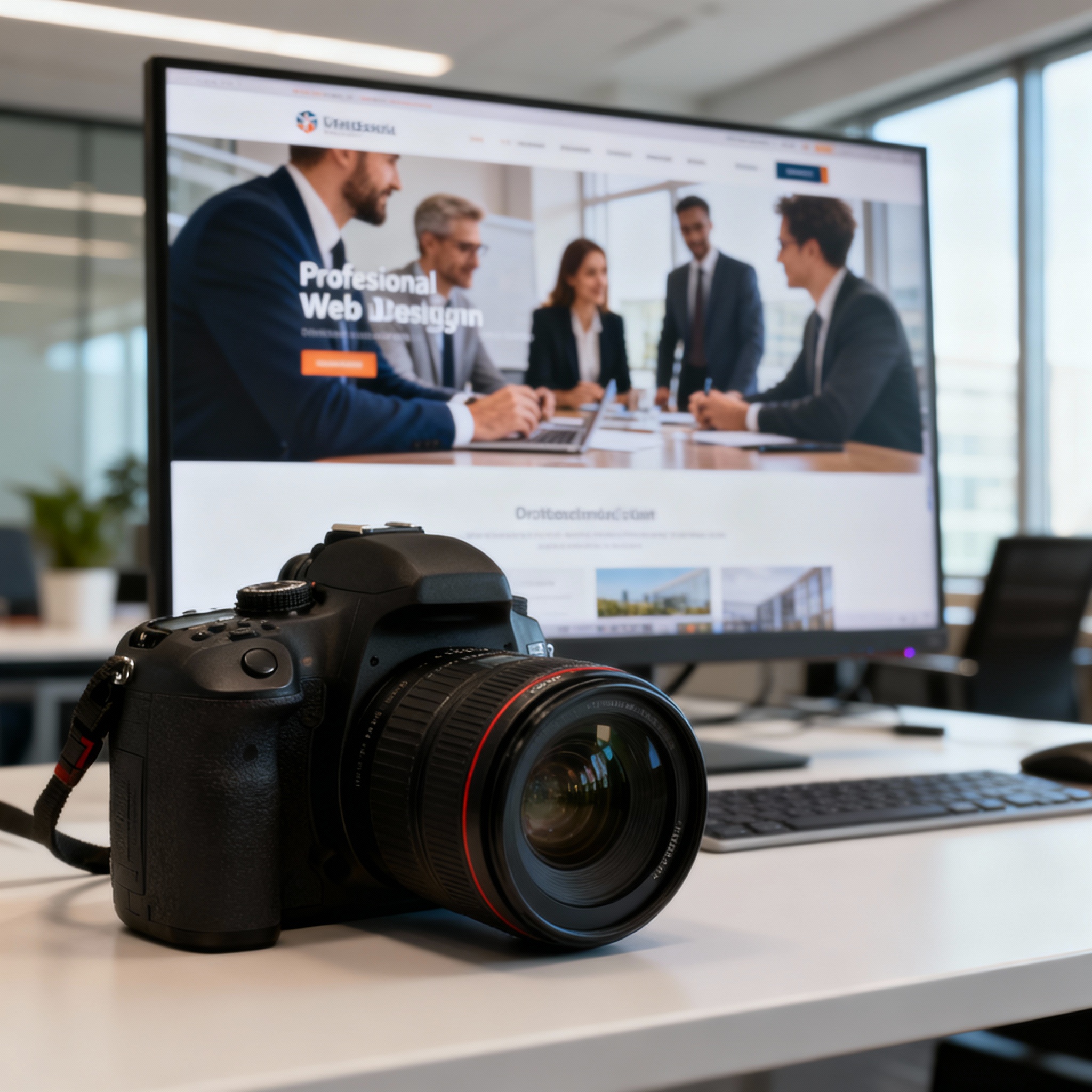 Web design portfolio showcase